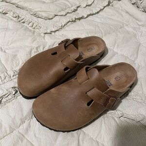 Birkenstock Boston oiled leather tobacco brown - 39